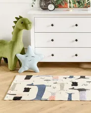 Kids Rug TEMIAJ Multicolour 80 x 150 cm Cotton_866599
