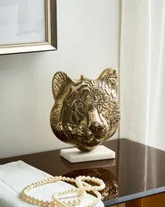 Figurine Tiger BROVA Metal Gold_1009436