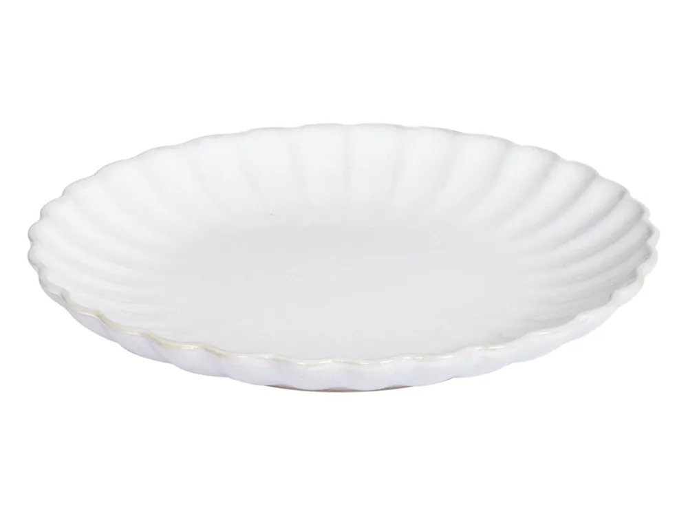 Set of 16 Dinnerware NETTLE Stoneware Off-White_957389