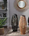 Lantern TAHITI 72 cm Bamboo Black