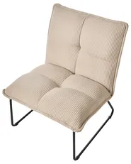 Set of 2 Armchairs BJASTA Corduroy Beige_1020952