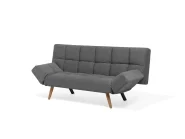 Sofa Bed 2 Seater INGARO Fabric Dark Grey_711903
