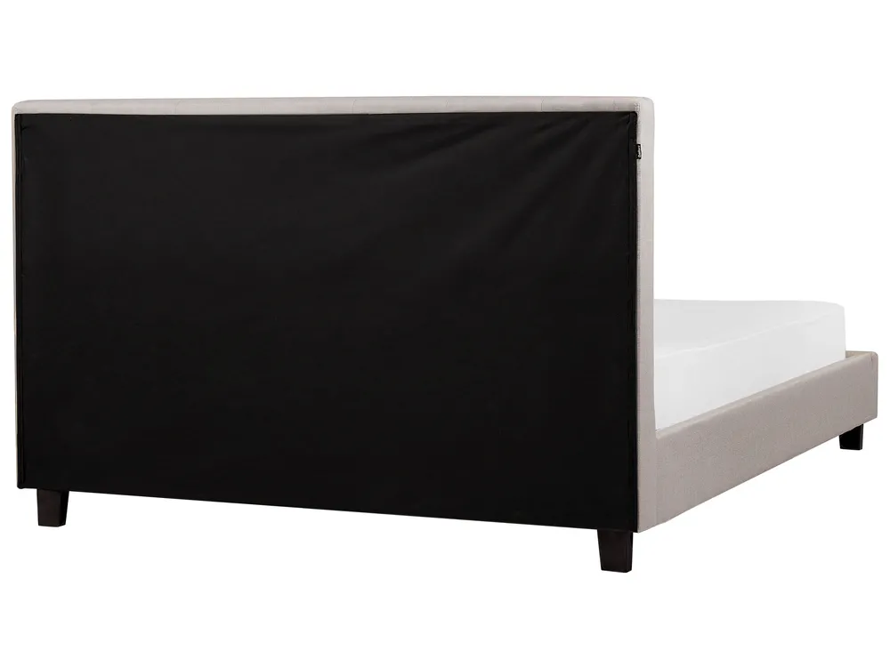 Bed Fabric LA ROCHELLE 160 x 200 cm (EU King Size) Light Grey_904489
