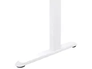 Elektriskt höj- och sänkbart skrivbord KENLY 120 cm 60 cm med USB-port Brun/ Vit_840236