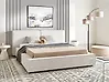 Säng med lamellram  LINARDS 160 x 200 cm Off-White