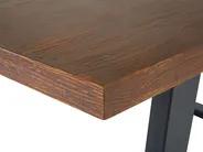 Dining Table AUSTIN Dark Walnut 160 cm 90 cm_694508