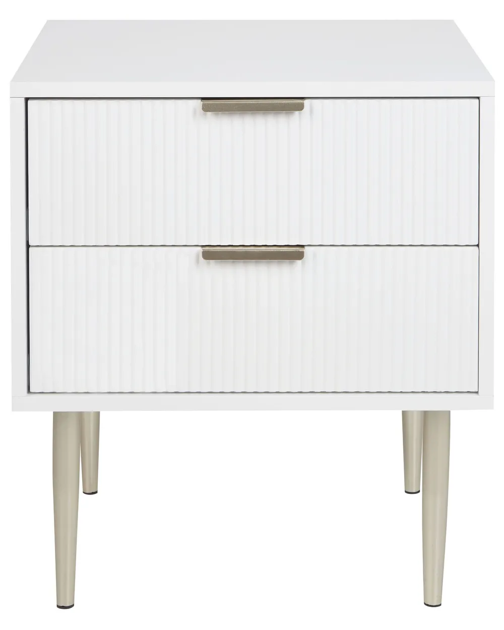 2 Drawer Bedside Table SOHO White_913234