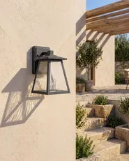 LED-vägglampa för utomhusbruk SIRET Svart_1094624