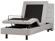 Adjustable Bed Fabric DUKE 90 x 200 cm (EU Single) Light Grey_973563