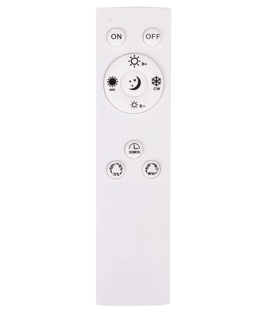 LED Ceiling Lamp BRAGOTO with Remote with Dimmer Metal Light Brown_919198