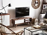 TV Stand BUFFALO Brown/ White_1176893