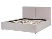 Ottoman Bed MOISSAC Fabric Light Grey 160 x 200 cm (EU King Size)_874712