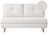 Bäddsoffa 3-sits JERSLEV Bouclé Off-White