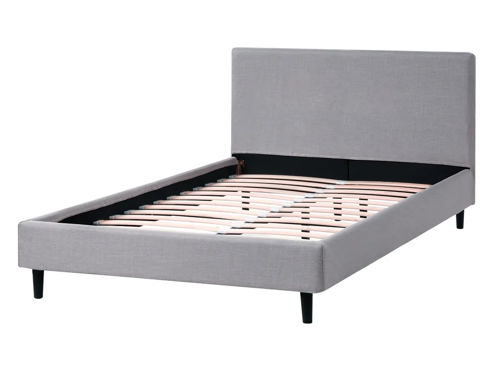 Bed Frame Cover FITOU 120 x 200 cm Light Grey_1015869