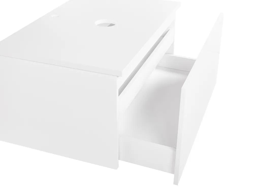 Wall Mounted Vanity Unit ALZIRA 80 cm White_935567