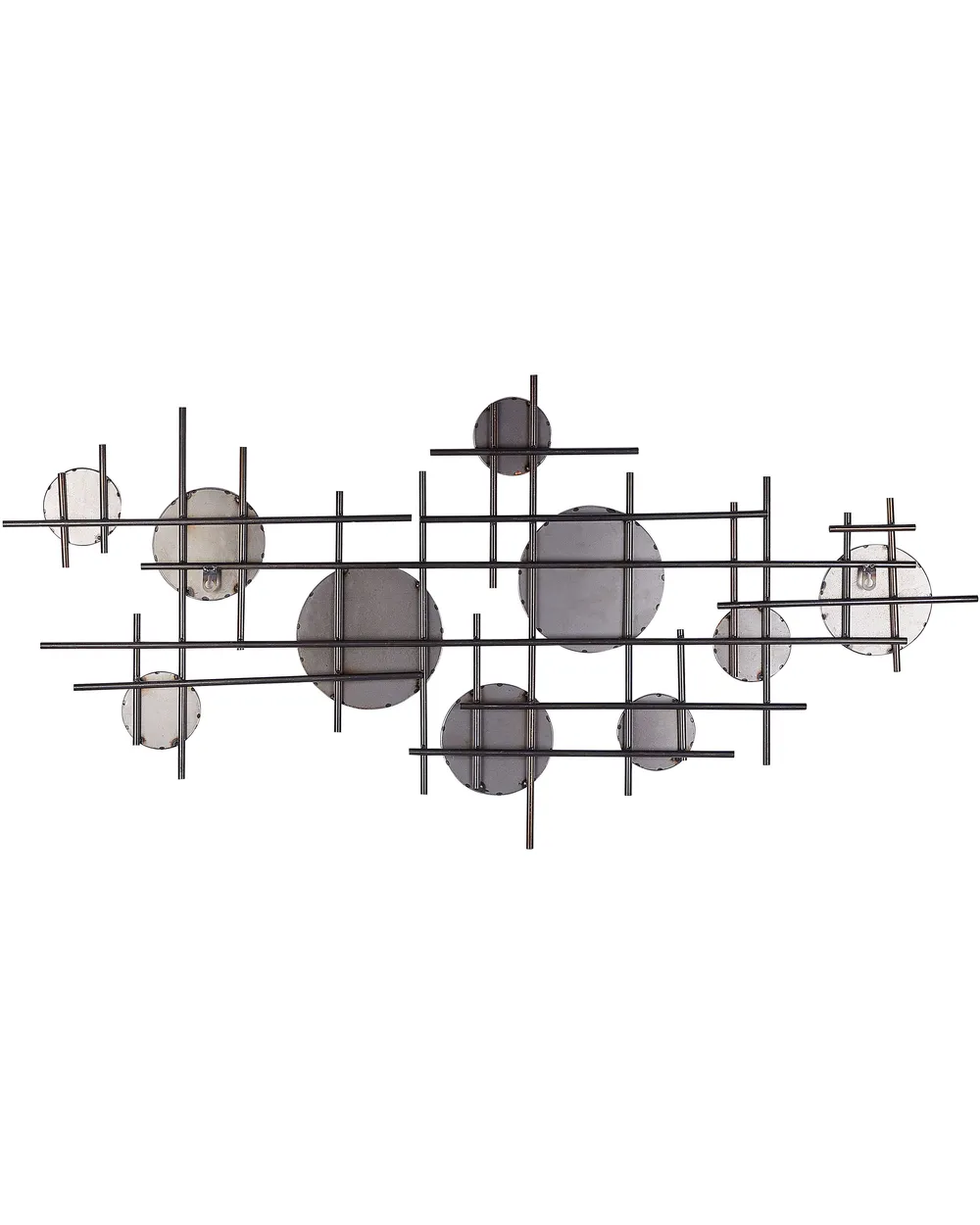 Wall Mirror IBOS 113 cm 55 cm Metal Black_904335