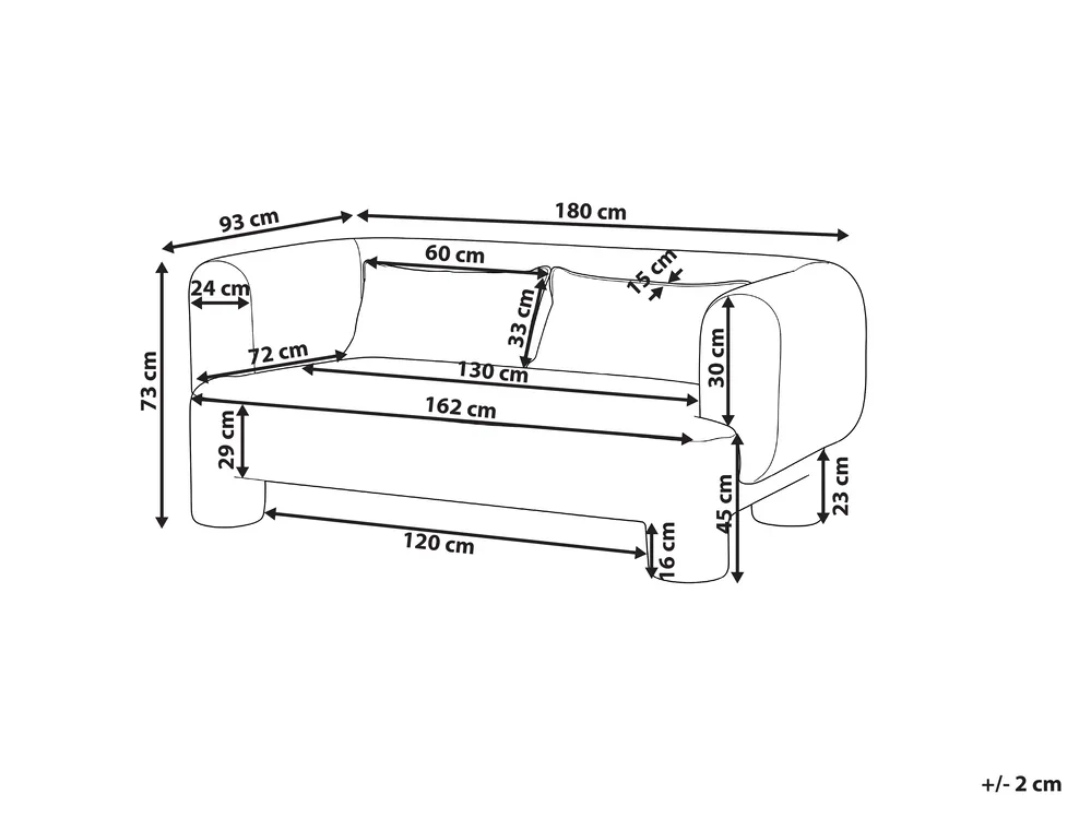 Soffa 3-sits HOGBO Brun_1049904