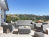 Garden Lounge Set with Table 5 Seater ROVIGO Grey