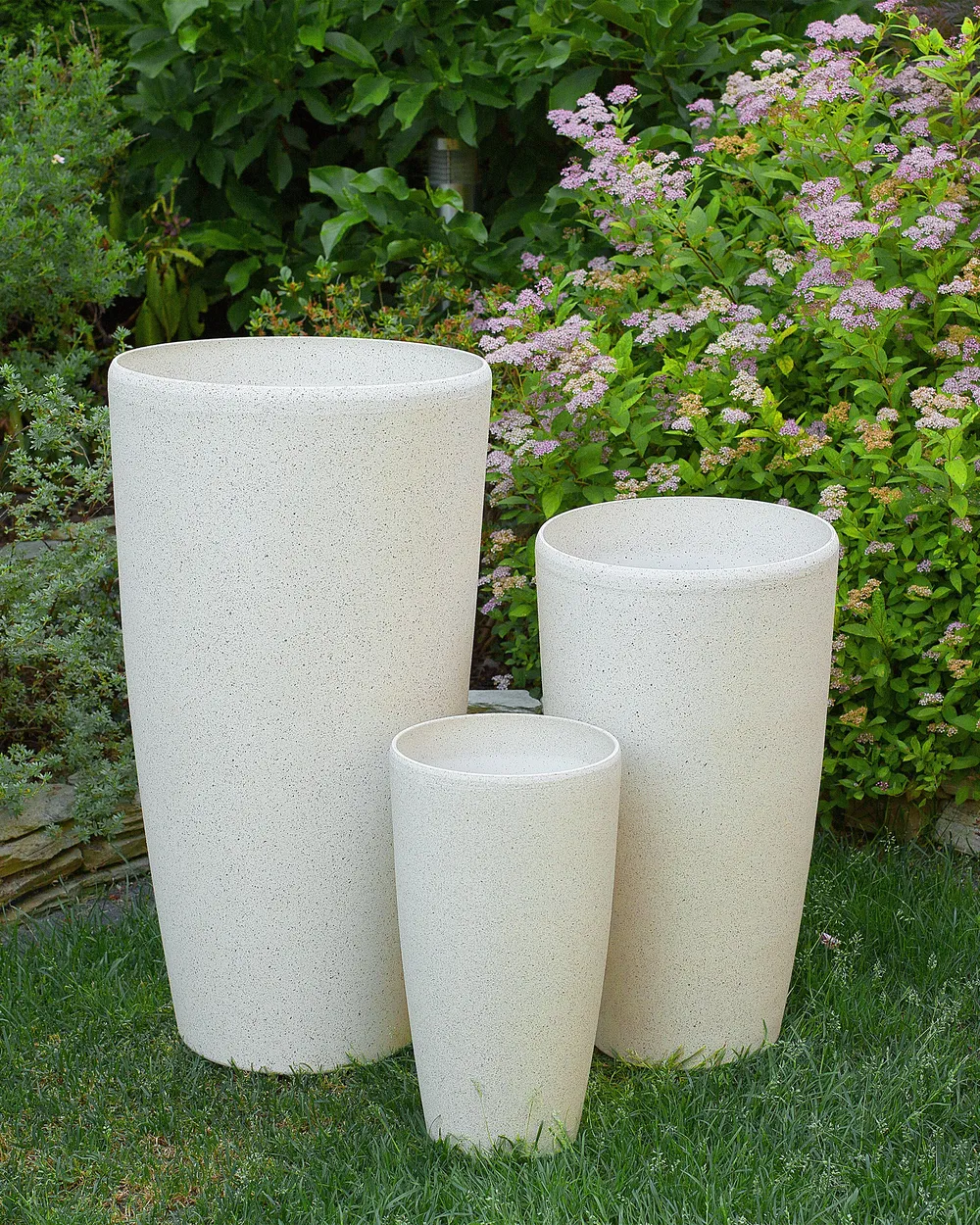 Plant Pot ABDERA 31 cm Light Beige