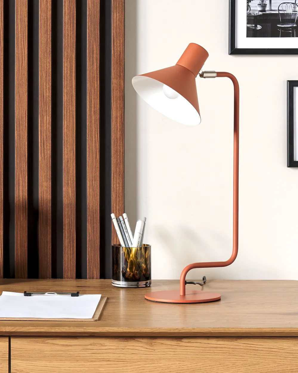 Skrivbordslampa RIMAVA Justerbar Metall Orange_851205