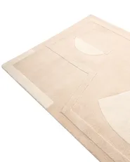 Rug GAYA Beige 200 x 300 cm Wool_1036986