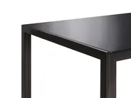 Matbord LAVOS Svart 120 cm 80 cm Härdat glas_998691