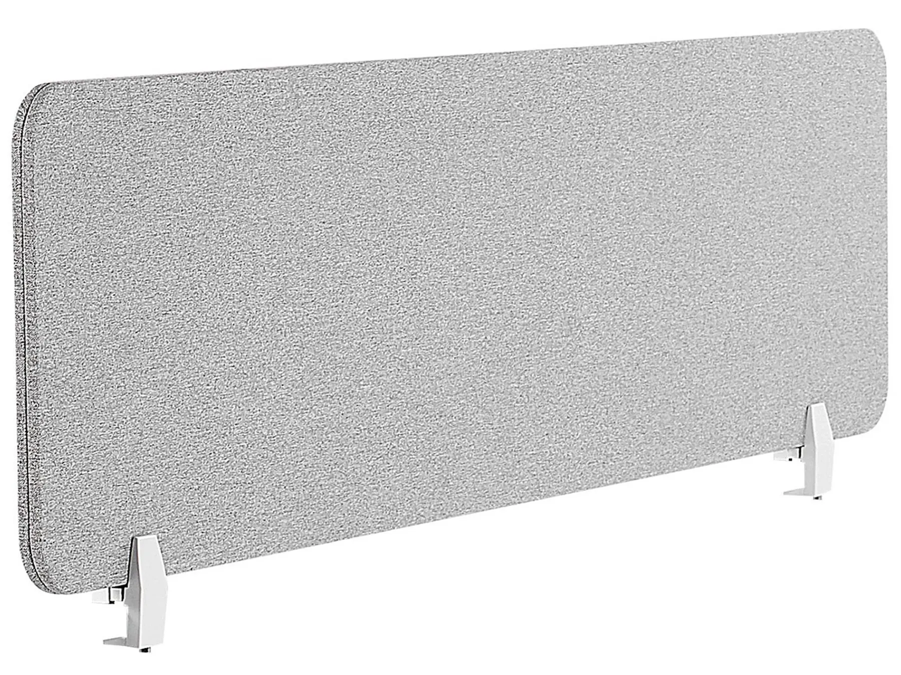 Skillevegg for skrivebord WALLY 120 x 40 cm Lysegrå_1068064