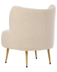 Armchair OTSBY II with Cushion Boucle Beige_942044