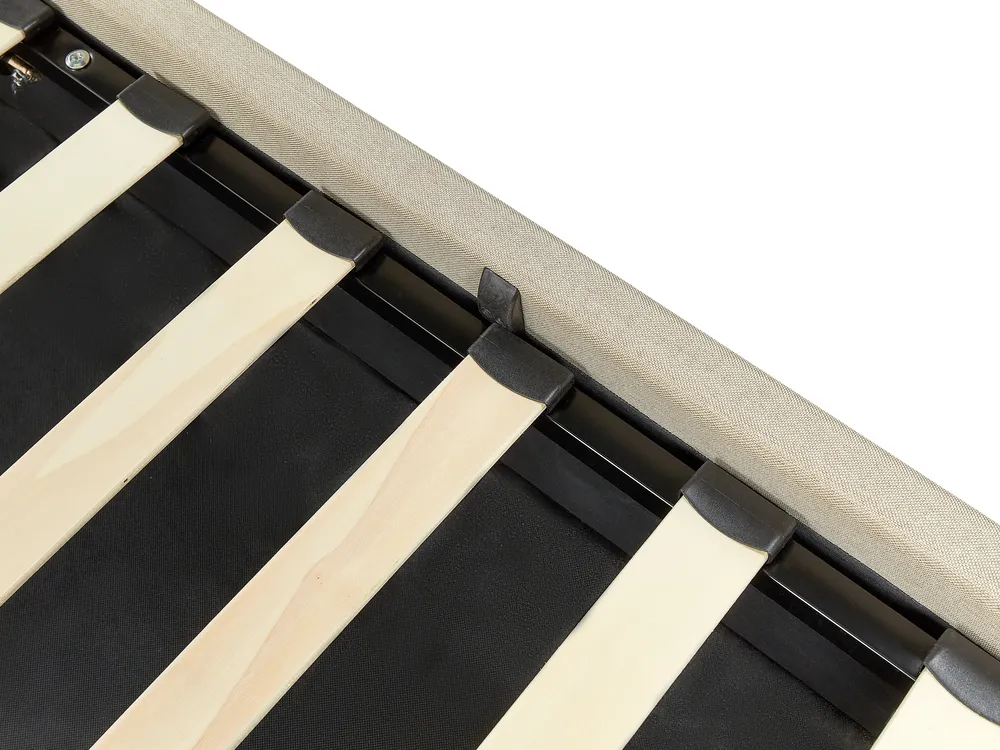 Sänky säilytystilalla DREUX Kangas Beige 180 x 200 cm_861192