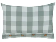 Koristetyynysetti 2 kpl TAMNINE 40 x 60 cm Mintunvihreä Ruutukuvio_902338