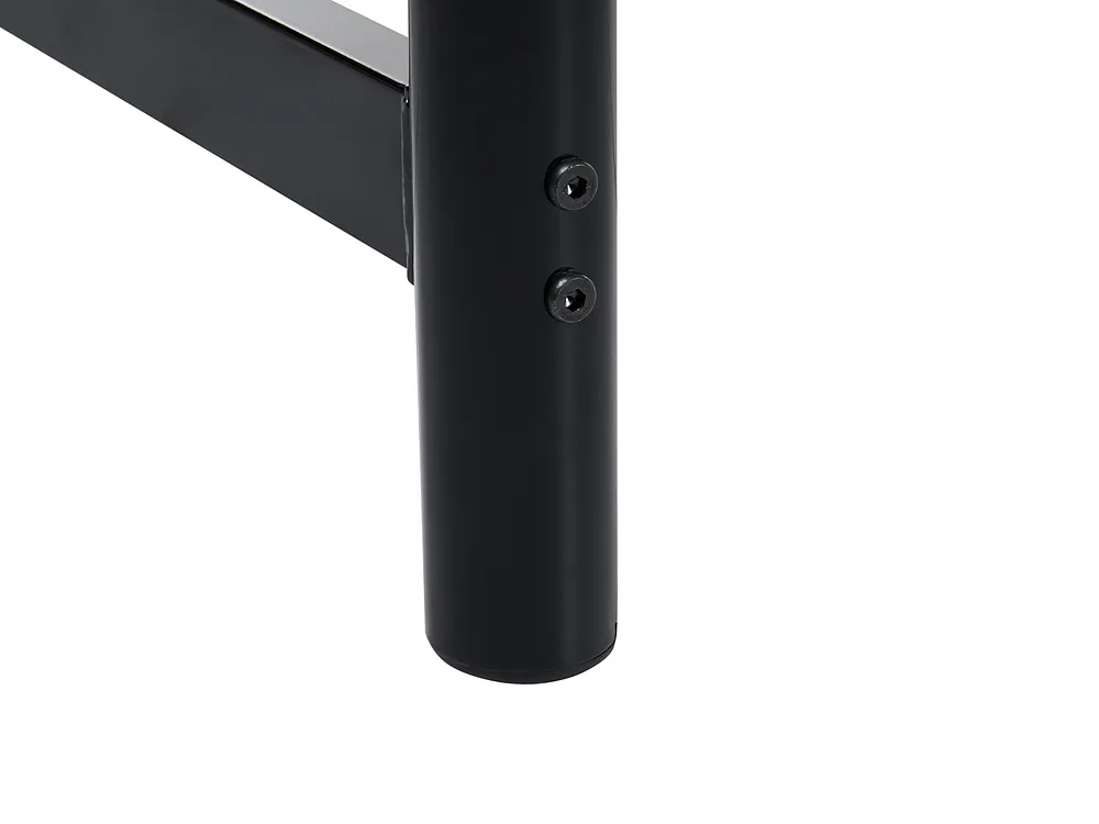 High Sleeper Bed CHASSORS 90 x 200 cm (EU Single) Black_1136619