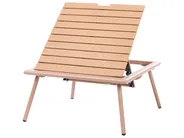 Trädgårdshörnsoffa med bord 4-sits CACCAMO Brun_1064255