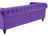 Sohva 3-istuttava CHESTERFIELD Sametti Violetti_705648