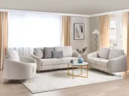 Sofa 2 Seater TROSA Fabric Light Beige_910915