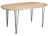 Dining Table CAVELL Light Brown 160 cm 90 cm_975437
