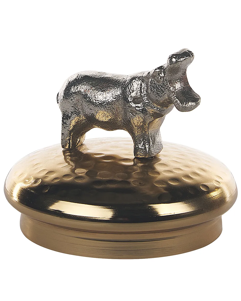 Set of 2 Trinket Boxes LAKI Glass Gold_848976