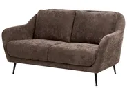 Living Room Set 3 Seater EIBY Chenille Dark Brown_1004243