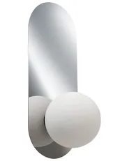 Set of 2 Wall Lamps LEISI Silver_987462