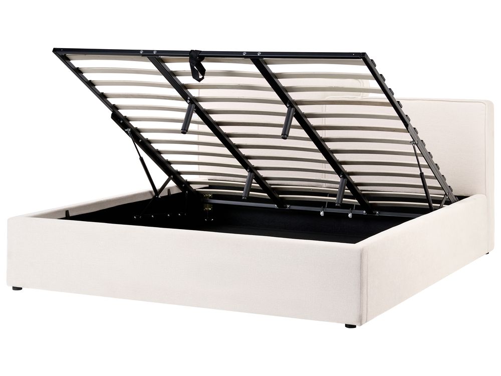 Seng med oppbevaring LAGARDE Off white 180 x 200 cm