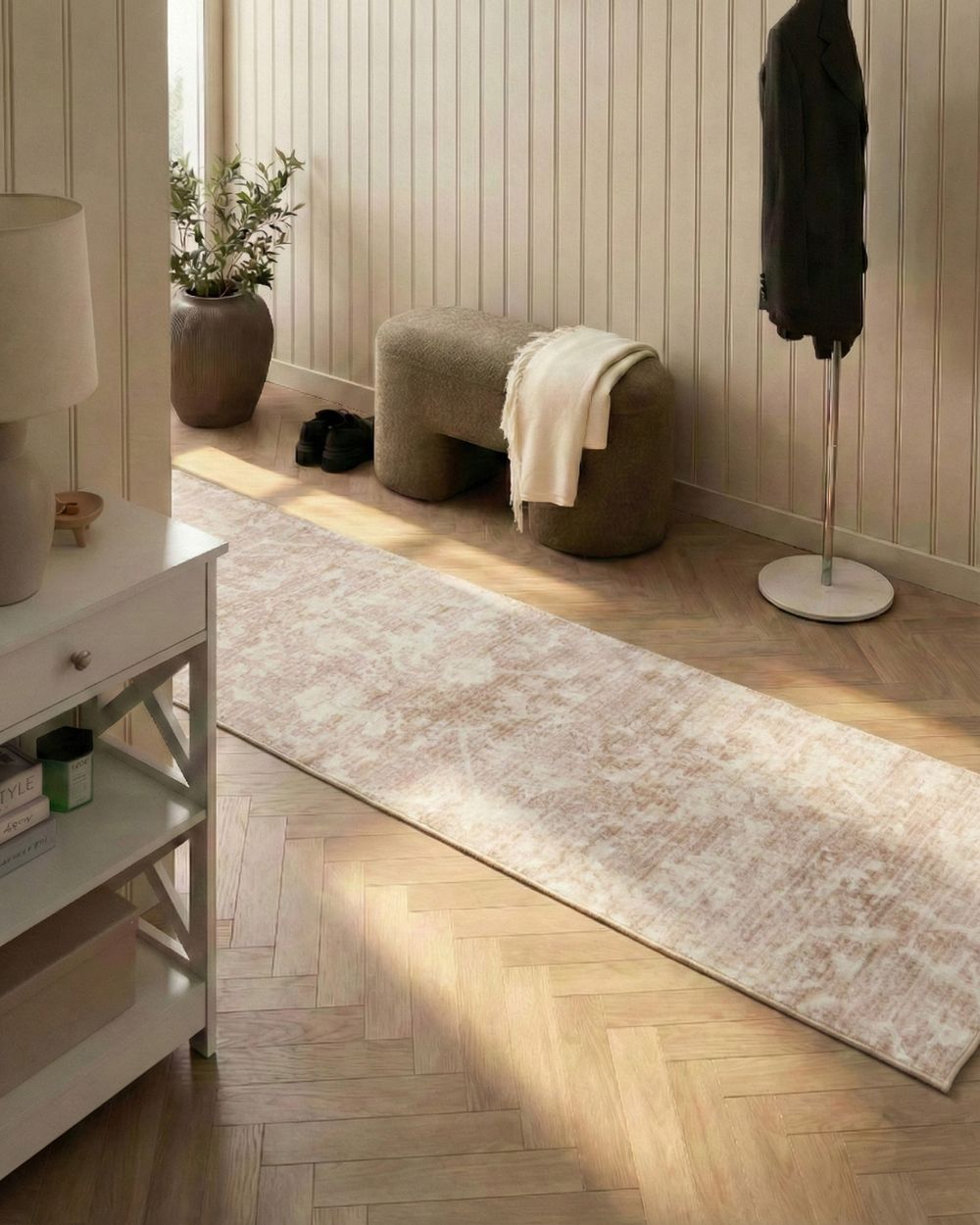 Rug TARSUS Beige 80 x 300 cm