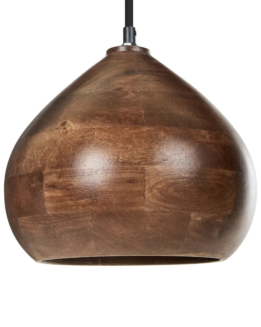 Pendant Lamp SANYATI Mango Wood Dark Brown