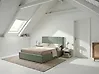 Ottoman Bed VION Boucle Green 140 x 200 cm (EU Double)