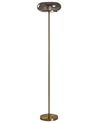 LED Floor Lamp NITH with Dimmer Glass Grey
