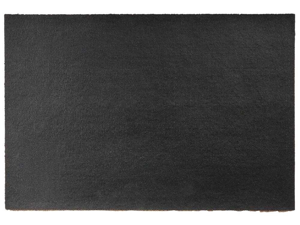 Dörrmatta VILLASIS Beige/ Svart 60 x 90 cm Kokosfiber_1078961