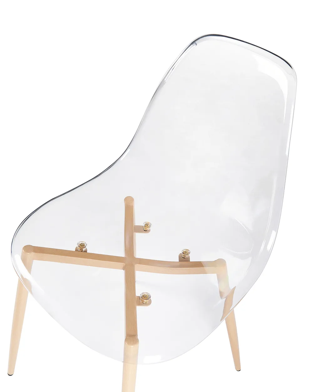 Set of 4 Dining Chairs TAKILMA Transparent_949024
