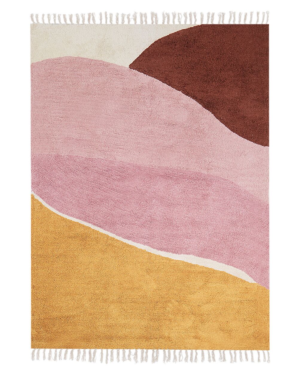 Teppe XINALI Rosa 140 x 200 cm Bomull