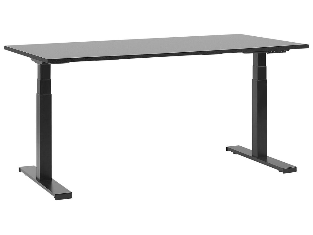 Elektriskt höj- och sänkbart skrivbord DESTIN II 160 cm 72 cm Svart