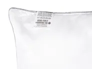 Set of 2 Bed Pillows PELISTER Low 50 x 60 cm Microfibre White_769186