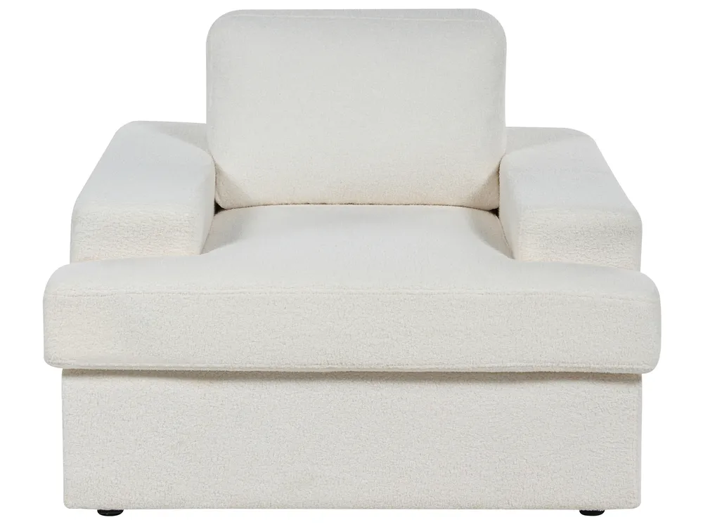 Living Room Set 5 Seater ALLA Boucle Off-White_894021
