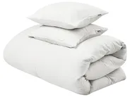 Påslakanset SUMNER 200 x 200 cm Bomullsmuslin Off-White_1060226